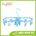 Double loop14pegs plastic hanger clothes drying rack